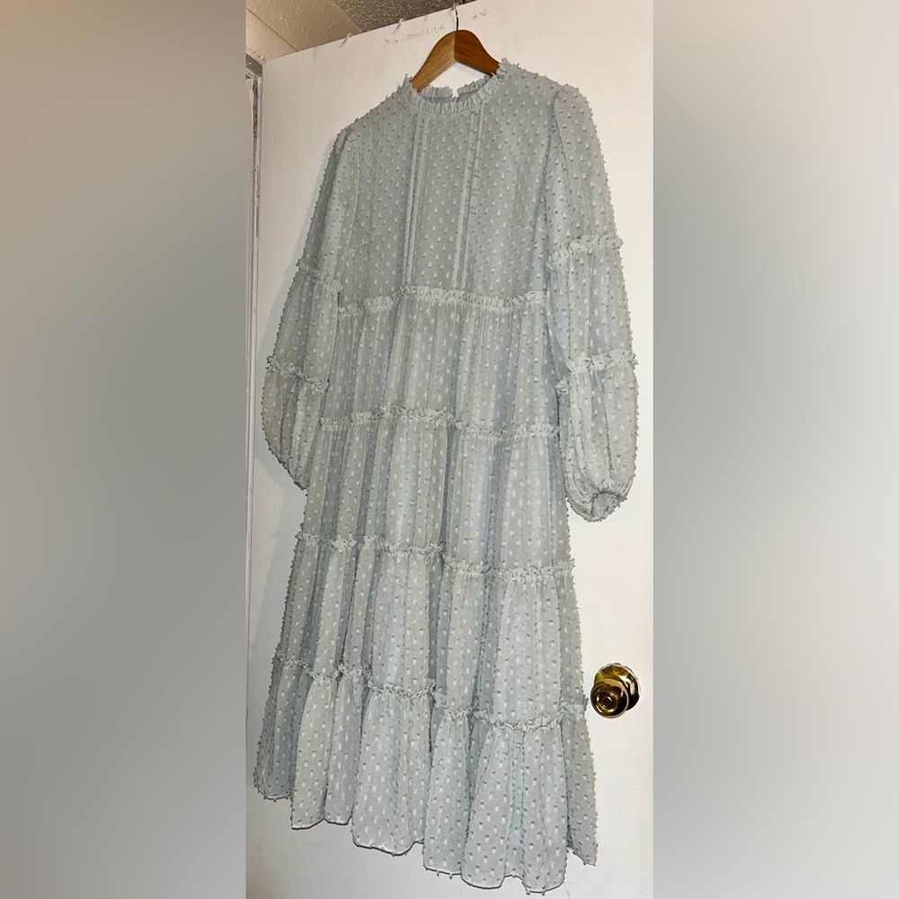 Dainty Jewels Textured Tiered Dress